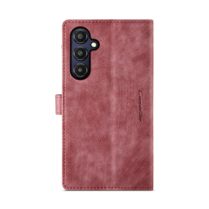 For Samsung Galaxy A25 4G CaseMe C30 Card Slots Zipper Wallet Leather Phone Case(Red) - Galaxy Phone Cases by CaseMe | Online Shopping South Africa | PMC Jewellery | Buy Now Pay Later Mobicred