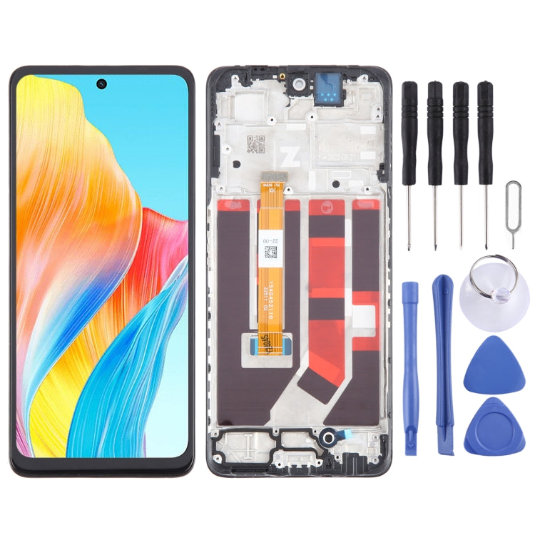 For OPPO A98 5G OEM LCD Screen Digitizer Full Assembly with Frame - LCD Screen by PMC Jewellery | Online Shopping South Africa | PMC Jewellery | Buy Now Pay Later Mobicred