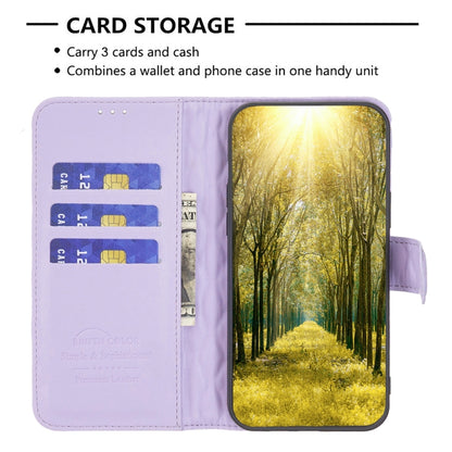 For Motorola Moto G Play 2024 Diamond Lattice Wallet Flip Leather Phone Case(Purple) - Motorola Cases by PMC Jewellery | Online Shopping South Africa | PMC Jewellery | Buy Now Pay Later Mobicred