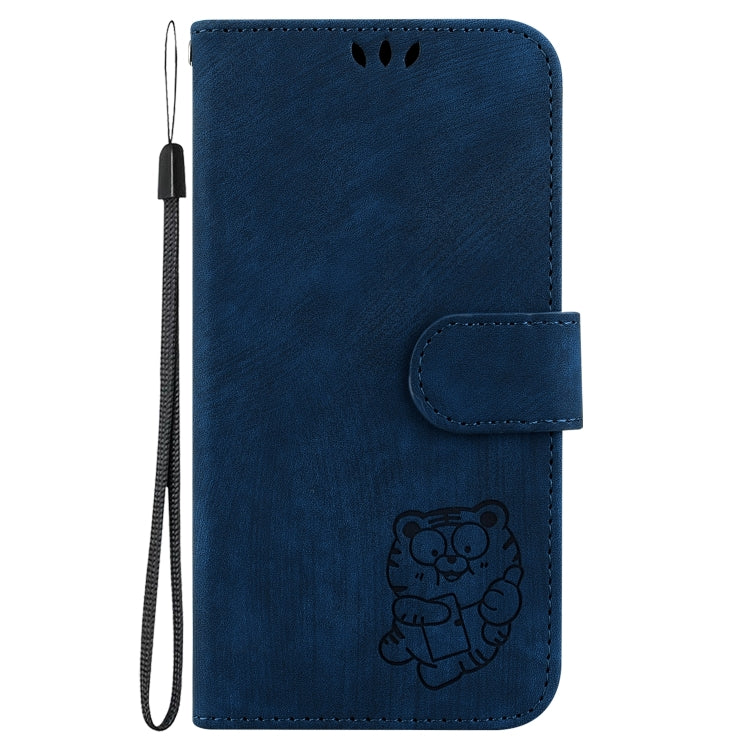 For Honor Magic6 Pro Little Tiger Embossed Leather Phone Case(Dark Blue) - Honor Cases by PMC Jewellery | Online Shopping South Africa | PMC Jewellery | Buy Now Pay Later Mobicred