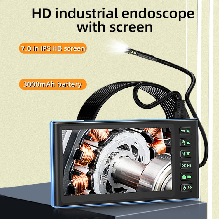 T23 8mm Single Lens 7 inch Screen Industrial Endoscope, Spec:1m Tube -  by PMC Jewellery | Online Shopping South Africa | PMC Jewellery | Buy Now Pay Later Mobicred