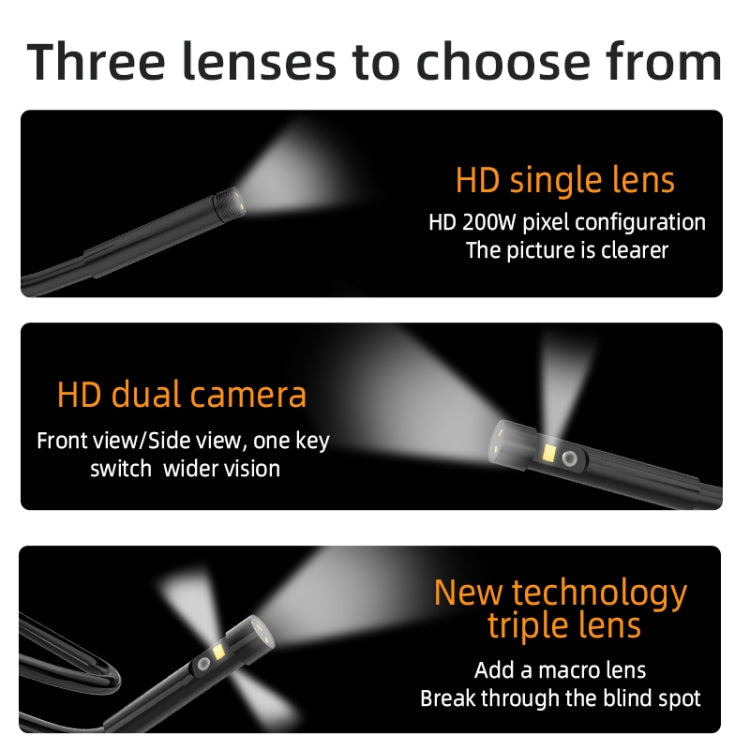 T23 8mm Single Lens 7 inch Screen Industrial Endoscope, Spec:3.5m Tube -  by PMC TechLife | Online Shopping South Africa | PMC TechLife | Buy Now Pay Later Mobicred