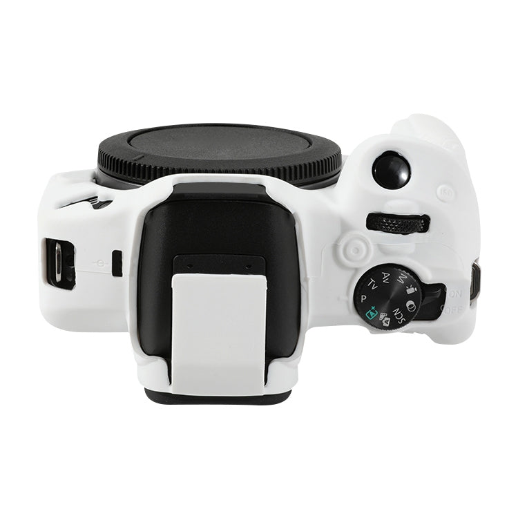 For Canon EOS R50 Soft Silicone Protective Case(White) - Protective Case by PMC Jewellery | Online Shopping South Africa | PMC Jewellery