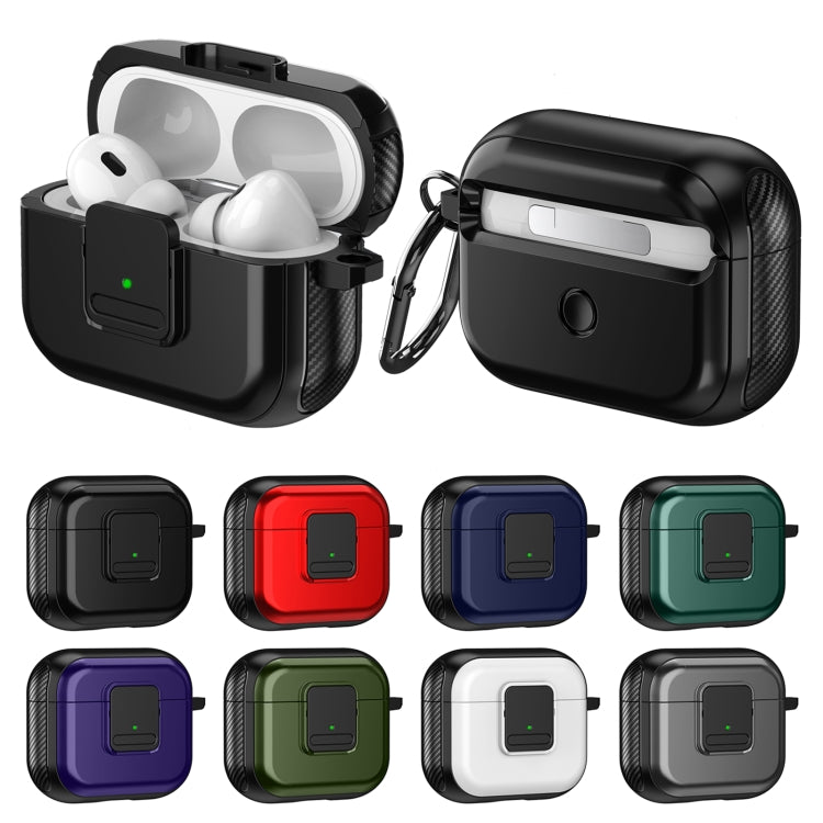 For AirPods 3 TPU + PC Wireless Earphones Case with Magnetic Switch(Army Green) - For AirPods 3 by PMC Jewellery | Online Shopping South Africa | PMC Jewellery | Buy Now Pay Later Mobicred