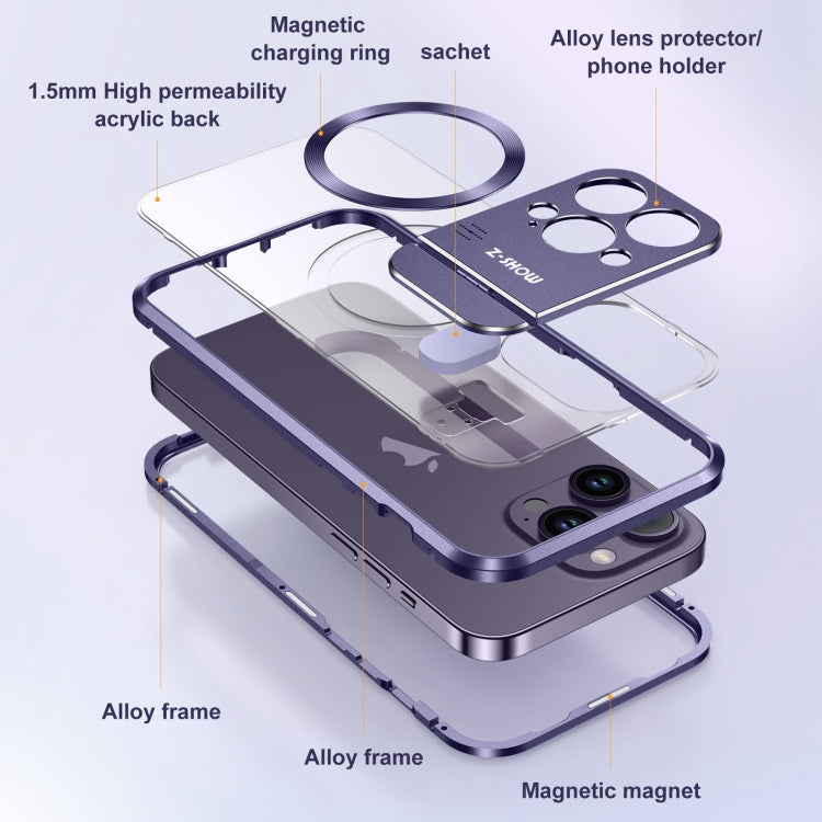 For iPhone 13 Aromatherapy Holder Single-sided MagSafe Magnetic Phone Case(White) - iPhone 13 Cases by PMc TechLife | Online Shopping South Africa | PMc TechLife | Buy Now Pay Later Mobicred