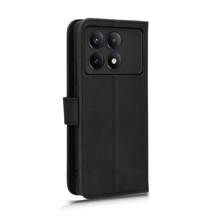 For Xiaomi Redmi K70 / K70 Pro Skin Feel Magnetic Flip Leather Phone Case(Black) - K70 Pro Cases by PMC Jewellery | Online Shopping South Africa | PMC Jewellery | Buy Now Pay Later Mobicred