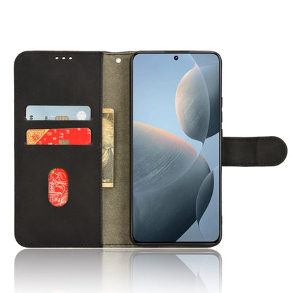 For Xiaomi Redmi K70 / K70 Pro Skin Feel Magnetic Flip Leather Phone Case(Black) - K70 Pro Cases by PMC Jewellery | Online Shopping South Africa | PMC Jewellery | Buy Now Pay Later Mobicred