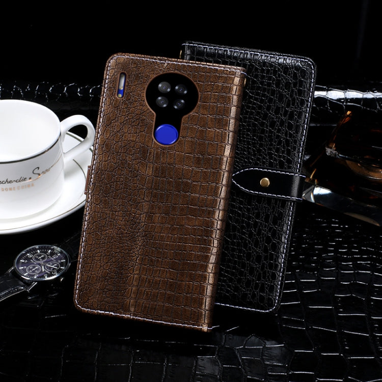 For Blackview A80 idewei Crocodile Texture Horizontal Flip Leather Case with Holder & Card Slots & Wallet(Black) - More Brand by idewei | Online Shopping South Africa | PMC TechLife | Buy Now Pay Later Mobicred