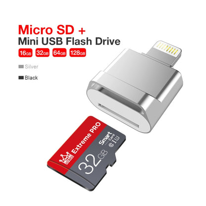 MicroDrive 8pin To TF Card Adapter Mini iPhone & iPad TF Card Reader, Capacity:64GB(Silver) -  by MICRODRIVE | Online Shopping South Africa | PMC Jewellery | Buy Now Pay Later Mobicred