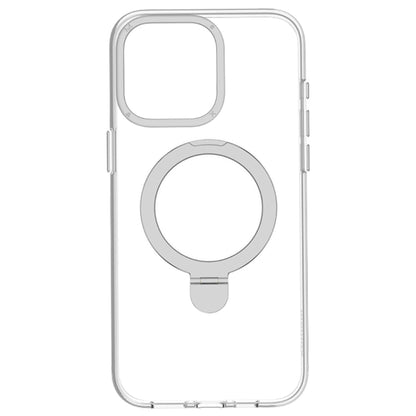 For iPhone 15 Pro Max MOMAX Magsafe Metal Holder Clear Phone Case(Transparent) - iPhone 15 Pro Max Cases by MOMAX | Online Shopping South Africa | PMC Jewellery | Buy Now Pay Later Mobicred