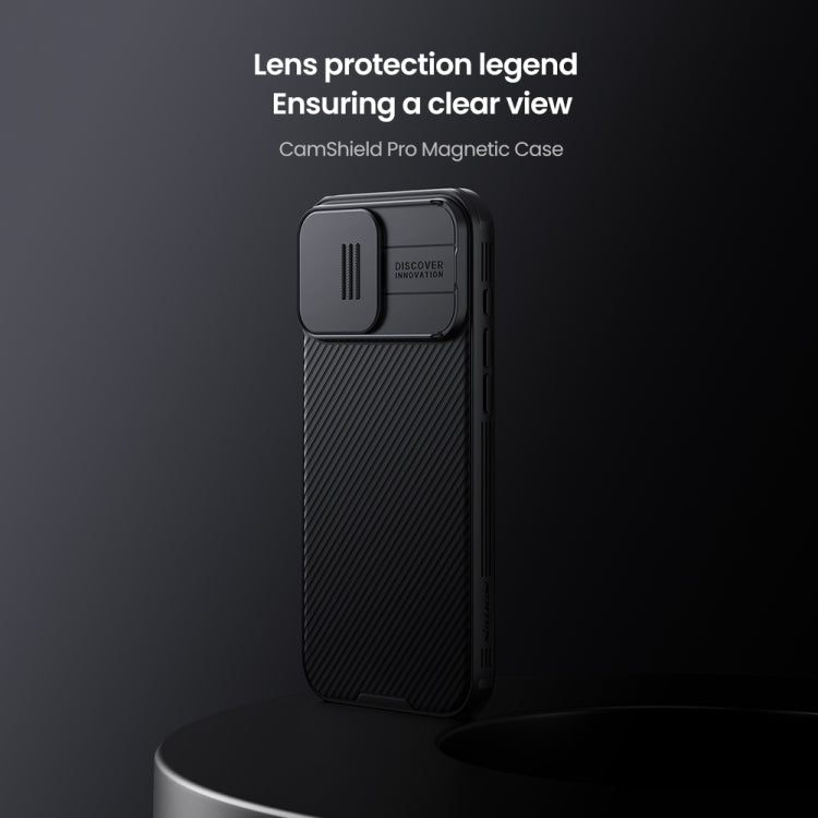 For iPhone 16 Pro Max NILLKIN CamShield Pro Magnetic Magsafe Phone Case(Green) - free shipping - PMC Jewellery - Order now!