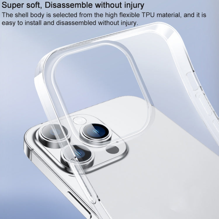 For iPhone 15 Pro Max TOTU PC-01 Soft Series Precision Lens Holes Phone Case(Transparent) - iPhone 15 Pro Max Cases by TOTUDESIGN | Online Shopping South Africa | PMC Jewellery | Buy Now Pay Later Mobicred