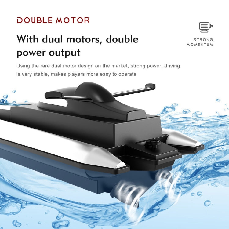 B8 Double Propeller Long Endurance High Speed Remote Control Boat(Black) - RC Boats by PMC TechLife | Online Shopping South Africa | PMC TechLife