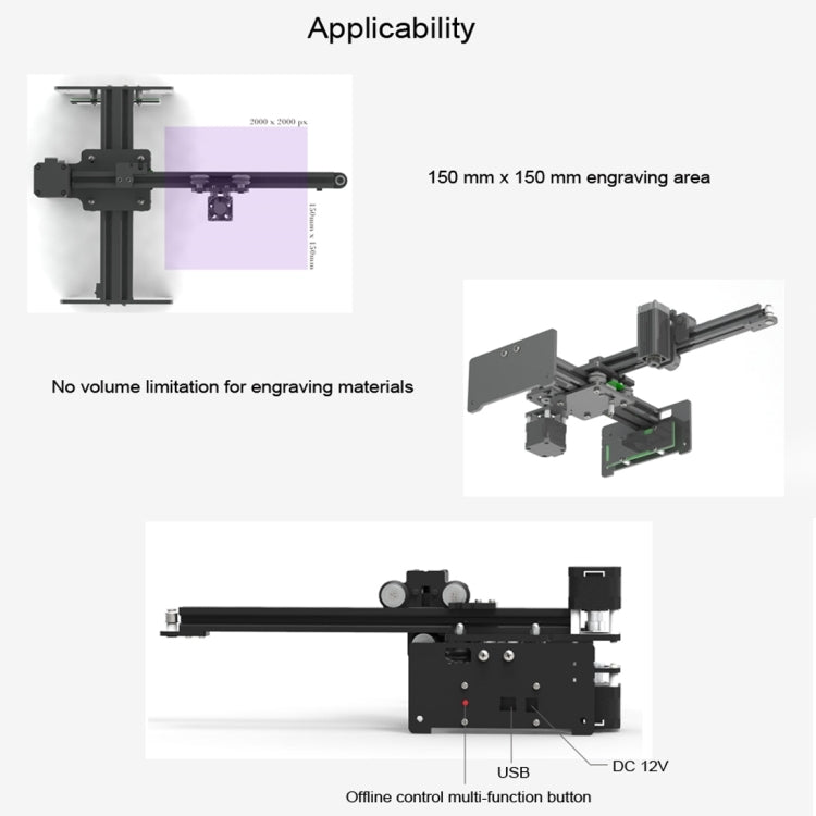NEJE 3 USB DIY Laser Engraving Machine - free shipping - PMC TechLife - Order now!