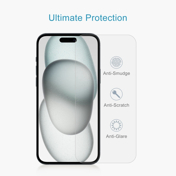 For iPhone 15 / 15 Pro 0.26mm 9H 2.5D Tempered Glass Film - iPhone 15 Tempered Glass by DIYLooks | Online Shopping South Africa | PMC Jewellery | Buy Now Pay Later Mobicred