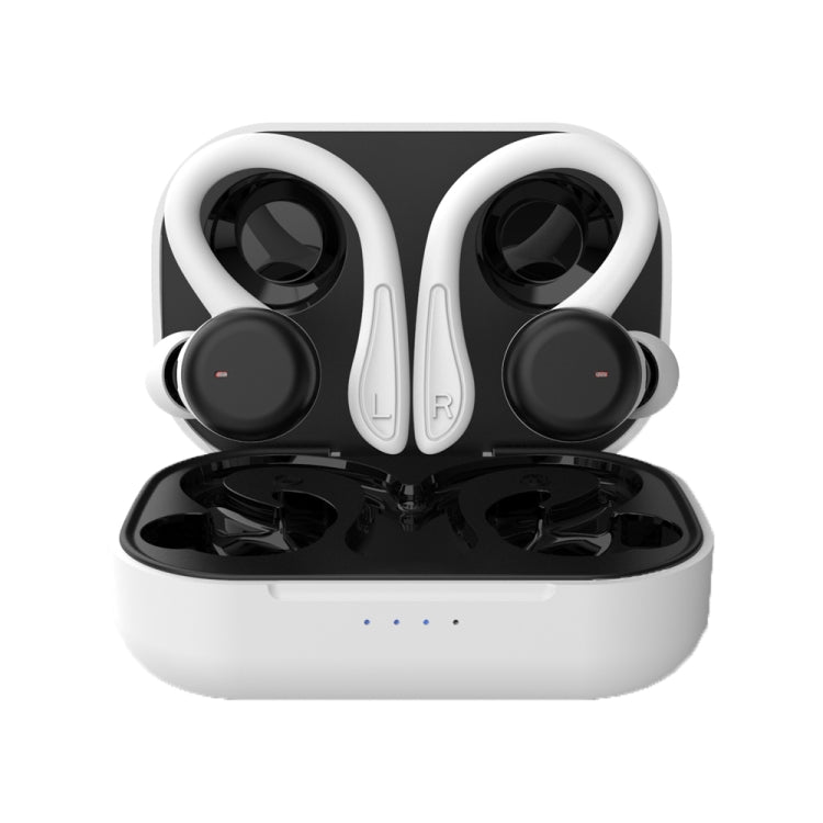 T&G T40 TWS IPX6 Waterproof Hanging Ear Wireless Bluetooth Earphones with Charging Box(White) - TWS Earphone by T&G | Online Shopping South Africa | PMC Jewellery | Buy Now Pay Later Mobicred