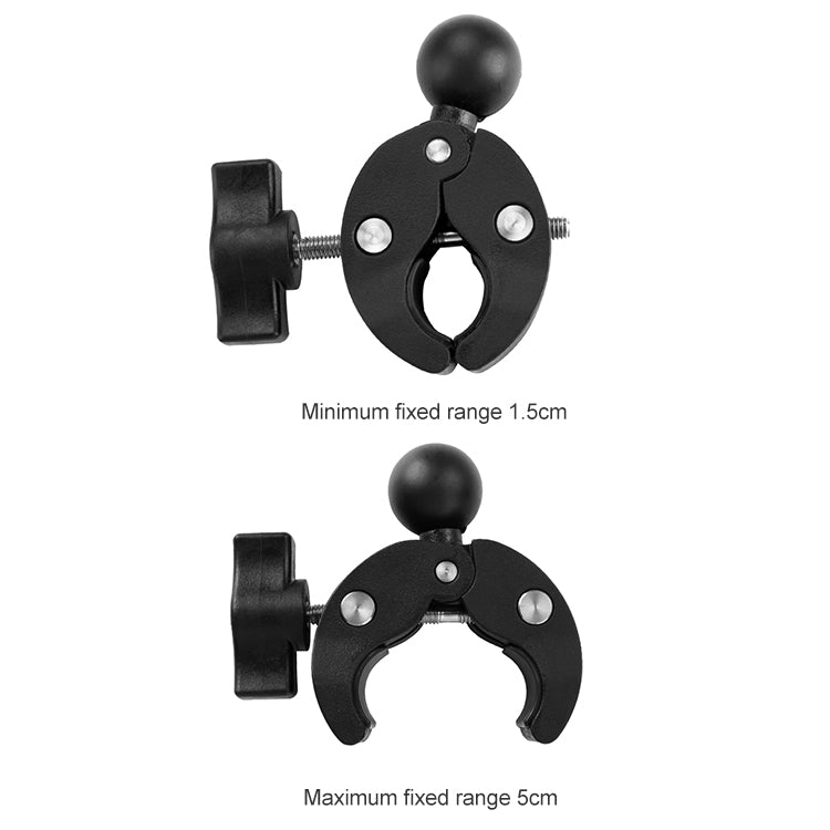 Motorcycle Dual-heads Crabs Clamps Handlebar Fixed Mount, Length:22cm - Mount & Holder by PMC TechLife | Online Shopping South Africa | PMC TechLife | Buy Now Pay Later Mobicred