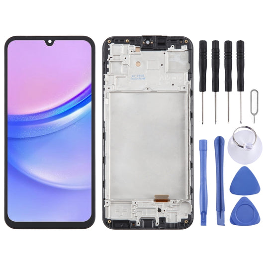 For Samsung Galaxy A15 4G SM-A155F TFT LCD Screen Digitizer Full Assembly with Frame, Not Supporting Fingerprint Identification - LCD Screen by PMC Jewellery | Online Shopping South Africa | PMC Jewellery | Buy Now Pay Later Mobicred