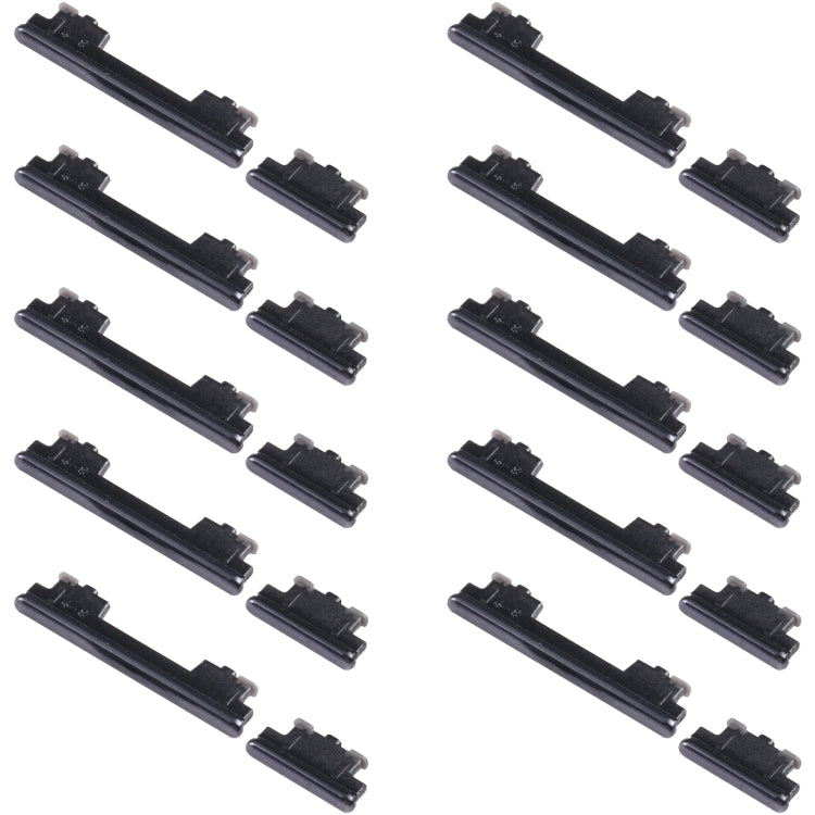 For Samsung Galaxy A52 5G SM-A526 10pcs Power Button + Volume Control Button(Black) - free shipping - PMc TechLife - Order now!