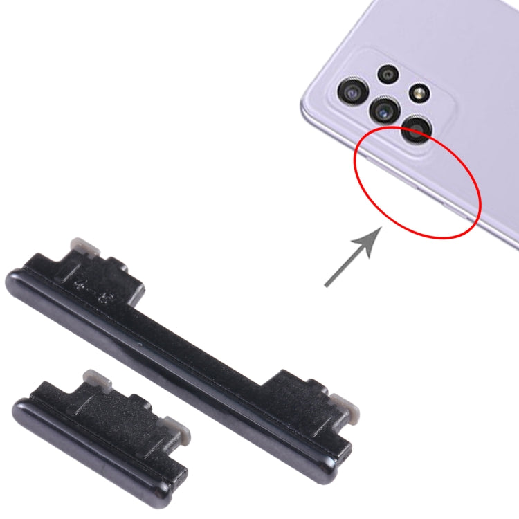 For Samsung Galaxy A72 4G SM-A725 10pcs Power Button + Volume Control Button(Black) - free shipping - PMc TechLife - Order now!