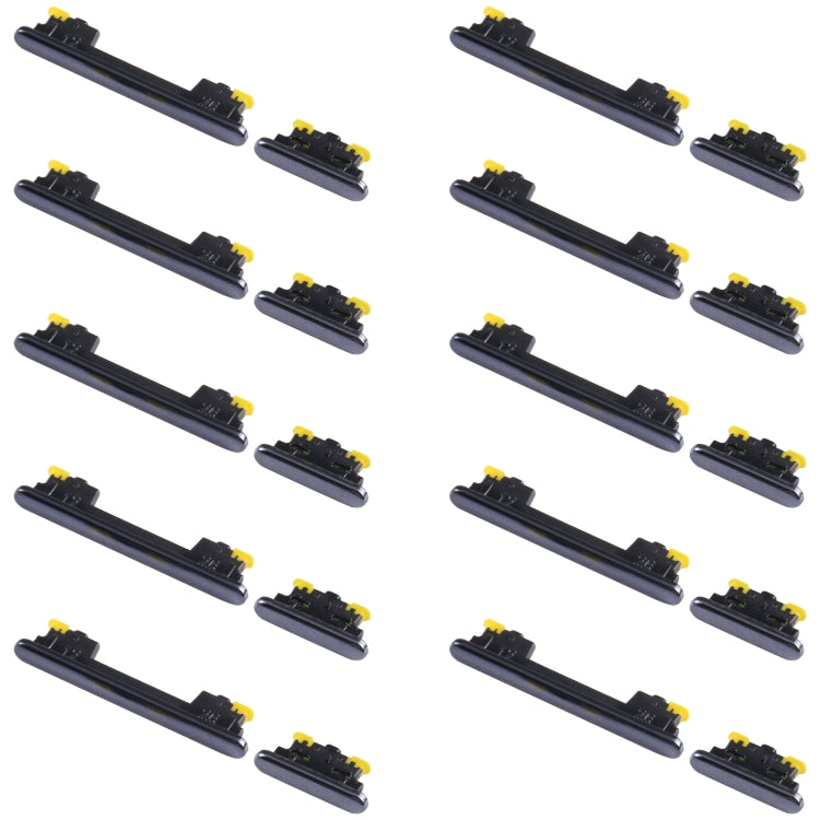 For Samsung Galaxy A73 5G SM-A736 10pcs Power Button + Volume Control Button(Black) - free shipping - PMc TechLife - Order now!
