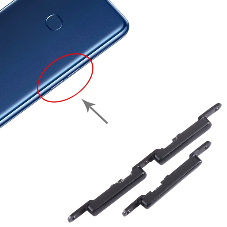 For Samsung Galaxy A10s SM-A107 10pcs Power Button + Volume Control Button(Black) - free shipping - PMc TechLife - Order now!