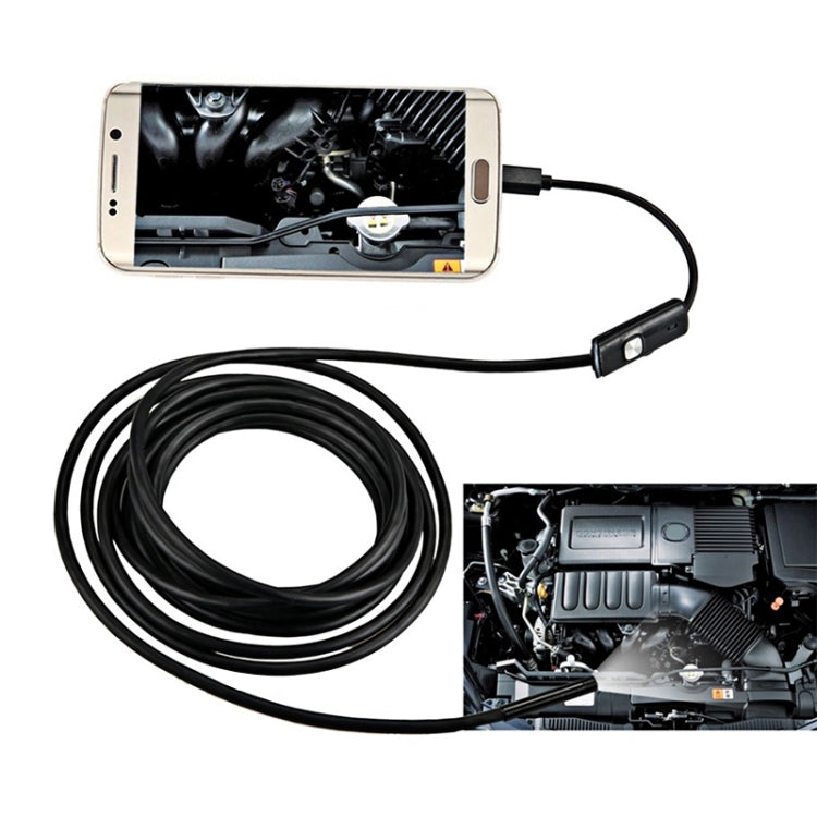 AN97 Waterproof Micro USB Endoscope Hard Tube Inspection Camera for Parts of OTG Function Android Mobile Phone, with 6 LEDs, Lens Diameter:8mm(Length: 2m) -  by PMC Jewellery | Online Shopping South Africa | PMC Jewellery | Buy Now Pay Later Mobicred