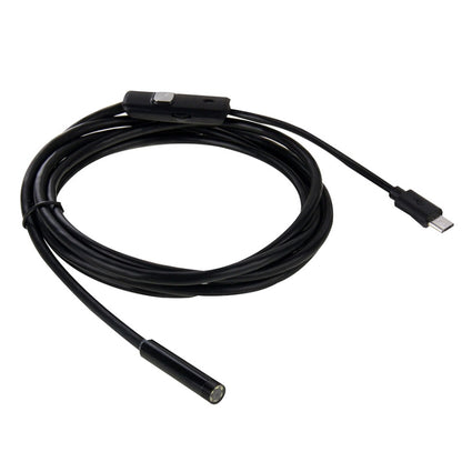 AN97 Waterproof Micro USB Endoscope Hard Tube Inspection Camera for Parts of OTG Function Android Mobile Phone, with 6 LEDs, Lens Diameter:8mm(Length: 10m) -  by PMC Jewellery | Online Shopping South Africa | PMC Jewellery | Buy Now Pay Later Mobicred