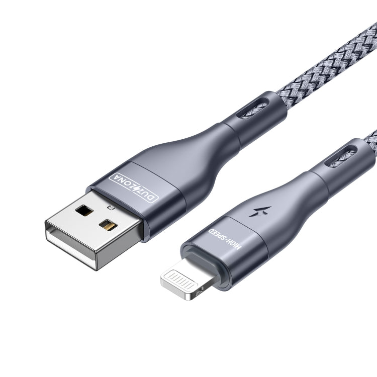 DUZZONA A7 2.4A USB to 8 Pin Charging Data Cable, Length:1m - Normal Style Cable by DUZZONA | Online Shopping South Africa | PMC Jewellery | Buy Now Pay Later Mobicred