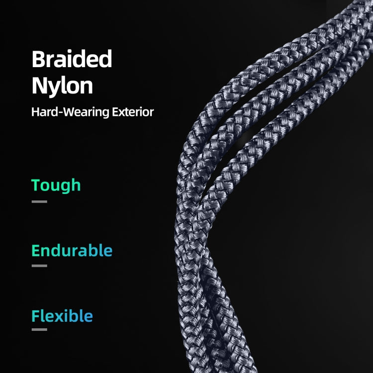 DUZZONA A7 2.4A USB to 8 Pin Charging Data Cable, Length:2m - free shipping - PMC Jewellery - Order now!