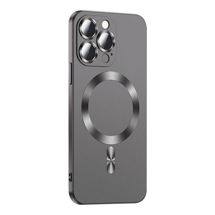 For iPhone 15 Pro Liquid Lens Protector Magsafe Phone Case(Grey) - iPhone 15 Pro Cases by PMC TechLife | Online Shopping South Africa | PMC TechLife
