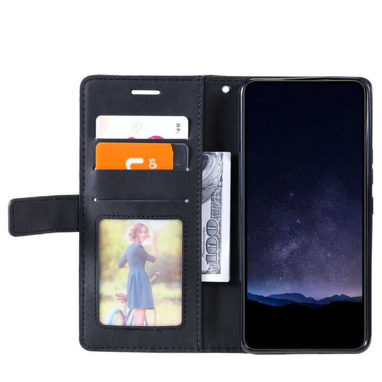 For Google Pixel 9 Skin Feel Splicing Leather Phone Case(Black) - Google Cases by PMC Jewellery | Online Shopping South Africa | PMC Jewellery | Buy Now Pay Later Mobicred