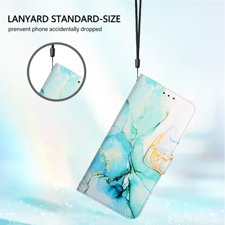 For Huawei Pura 70 PT003 Marble Pattern Flip Leather Phone Case(LS003 Green) - Huawei Cases by PMC Jewellery | Online Shopping South Africa | PMC Jewellery | Buy Now Pay Later Mobicred