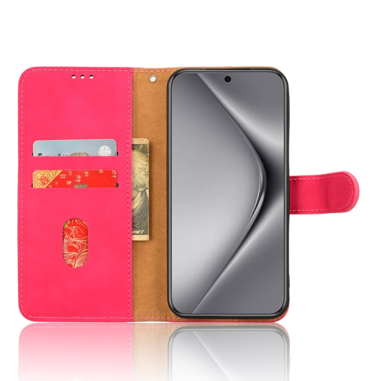 For Huawei Pura 70 Skin Feel Magnetic Flip Leather Phone Case(Rose Red) - Huawei Cases by PMC Jewellery | Online Shopping South Africa | PMC Jewellery | Buy Now Pay Later Mobicred