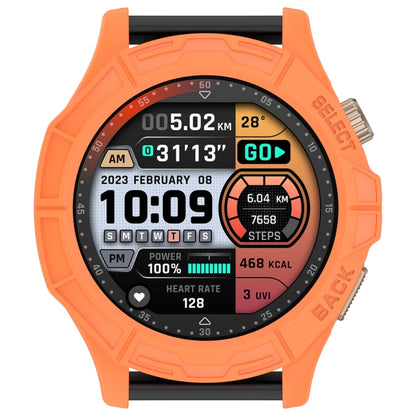 For Amazfit Cheetah / Cheetah Pro Armor Hollow Watch Protective Case(Orange) - Watch Cases by PMC Jewellery | Online Shopping South Africa | PMC Jewellery