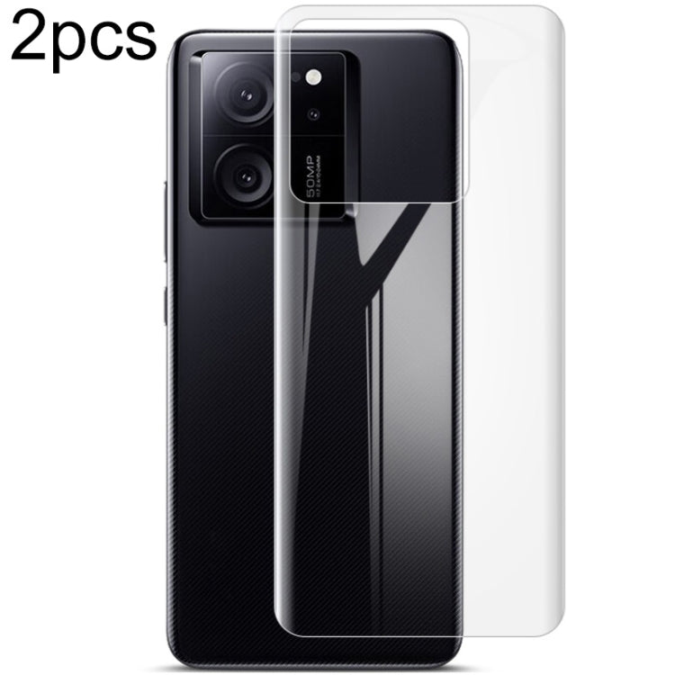 For Xiaomi Redmi K60 Ultra 5G 2pcs imak Curved Full Screen Hydrogel Film Back Protector -  by imak | Online Shopping South Africa | PMC TechLife | Buy Now Pay Later Mobicred