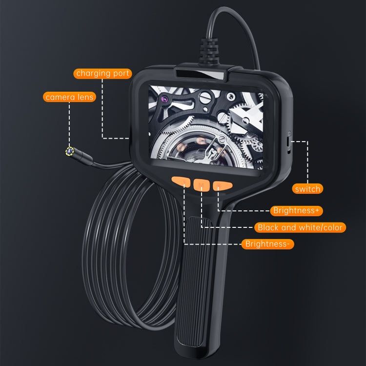 P200 8mm Side Lenses Integrated Industrial Pipeline Endoscope with 4.3 inch Screen, Spec:15m Tube -  by PMC Jewellery | Online Shopping South Africa | PMC Jewellery | Buy Now Pay Later Mobicred