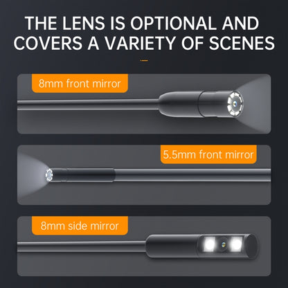 P200 8mm Front Lenses Detachable Industrial Pipeline Endoscope with 4.3 inch Screen, Spec:2m Soft Tube -  by PMC Jewellery | Online Shopping South Africa | PMC Jewellery | Buy Now Pay Later Mobicred