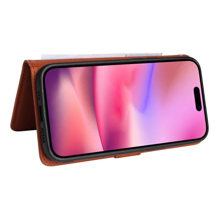 For iPhone 16 BETOPNICE BN-005 2 in 1 Detachable Imitate Genuine Leather Phone Case(Brown) - iPhone 16 Cases by BETOPNICE | Online Shopping South Africa | PMC Jewellery | Buy Now Pay Later Mobicred