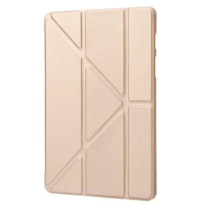 For Samsung Galaxy Tab S10+ / S9+ Deformation Silicone Leather Tablet Case(Gold) - Galaxy Tab S9+ Cases by PMC Jewellery | Online Shopping South Africa | PMC Jewellery | Buy Now Pay Later Mobicred