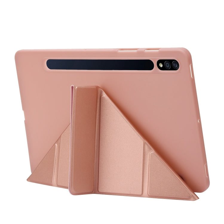 For Samsung Galaxy Tab S10+ / S9+ Deformation Silicone Leather Tablet Case(Lavender) - Galaxy Tab S9+ Cases by PMC Jewellery | Online Shopping South Africa | PMC Jewellery | Buy Now Pay Later Mobicred