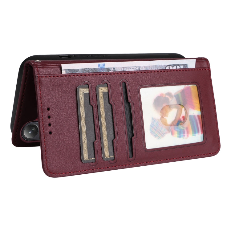 For Samsung Galaxy S24 5G BETOPNICE BN-005 2 in 1 Detachable Imitate Genuine Leather Phone Case(Wine Red) - Galaxy S24 5G Cases by BETOPNICE | Online Shopping South Africa | PMC Jewellery | Buy Now Pay Later Mobicred