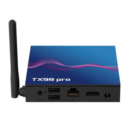 TX98 Pro 4K Ultra HD Android 12.0 Smart TV Box with Remote Control, 4GB+64GB, Allwinner H618 Quad-Core(EU Plug) - Others by PMC Jewellery | Online Shopping South Africa | PMC Jewellery | Buy Now Pay Later Mobicred