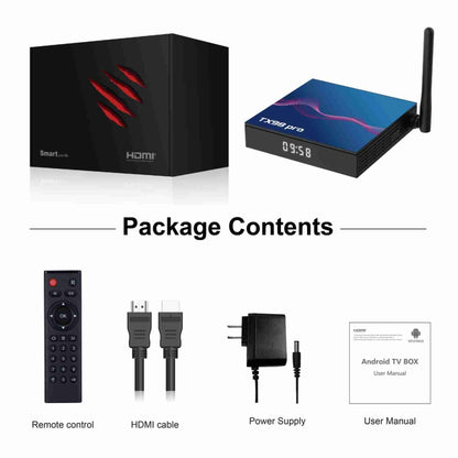 TX98 Pro 4K Ultra HD Android 12.0 Smart TV Box with Remote Control, 2GB+16GB, Allwinner H618 Quad-Core(UK Plug) - Others by PMC Jewellery | Online Shopping South Africa | PMC Jewellery | Buy Now Pay Later Mobicred