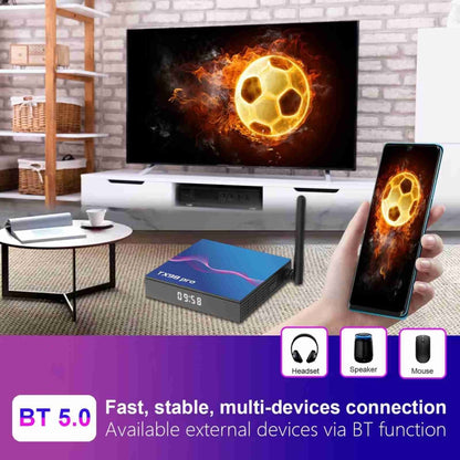 TX98 Pro 4K Ultra HD Android 12.0 Smart TV Box with Remote Control, 2GB+16GB, Allwinner H618 Quad-Core(EU Plug) - Others by PMC Jewellery | Online Shopping South Africa | PMC Jewellery | Buy Now Pay Later Mobicred