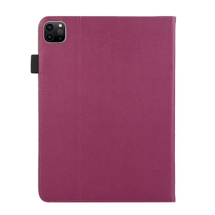 For iPad Pro 11 2024 Litchi Texture Leather Sucker Tablet Case(Purple) - iPad Pro 11 2024 Cases by PMC Jewellery | Online Shopping South Africa | PMC Jewellery | Buy Now Pay Later Mobicred