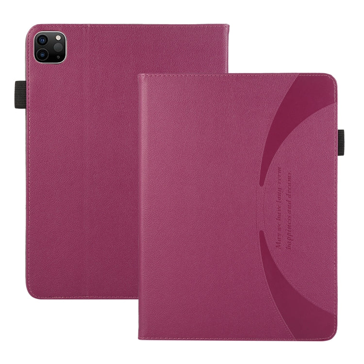 For iPad Pro 13 2024 Litchi Texture Leather Sucker Tablet Case(Purple) - iPad Pro 13 2024 Cases by PMC Jewellery | Online Shopping South Africa | PMC Jewellery | Buy Now Pay Later Mobicred