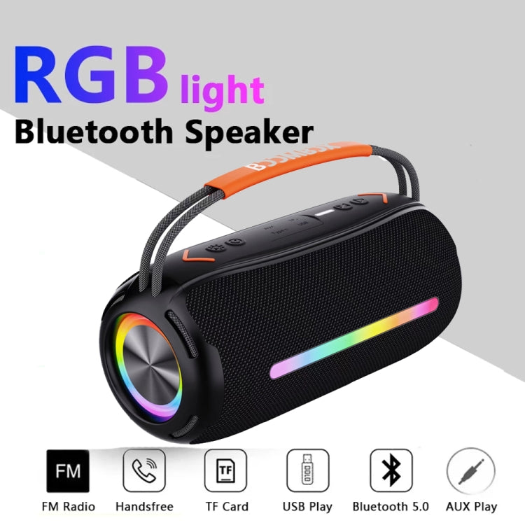 T&G X360 20W RGB Colorful Bluetooth Speaker Portable Outdoor 3D Stereo Speaker(Red) - Desktop Speaker by T&G | Online Shopping South Africa | PMC Jewellery | Buy Now Pay Later Mobicred