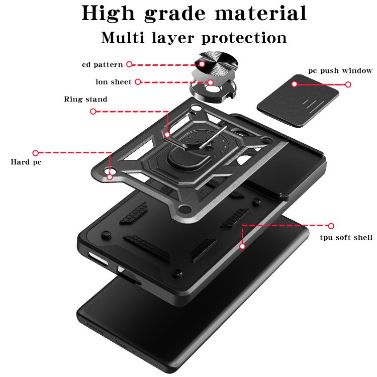 For Infinix Note 30 5G Sliding Camera Cover Design TPU+PC Phone Case(Red) - free shipping - PMC TechLife - Order now!