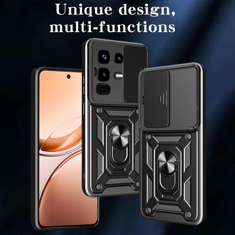 For Infinix Note 50 Pro 4G Sliding Camera Cover Design TPU+PC Phone Case(Gold) - free shipping - PMC TechLife - Order now!